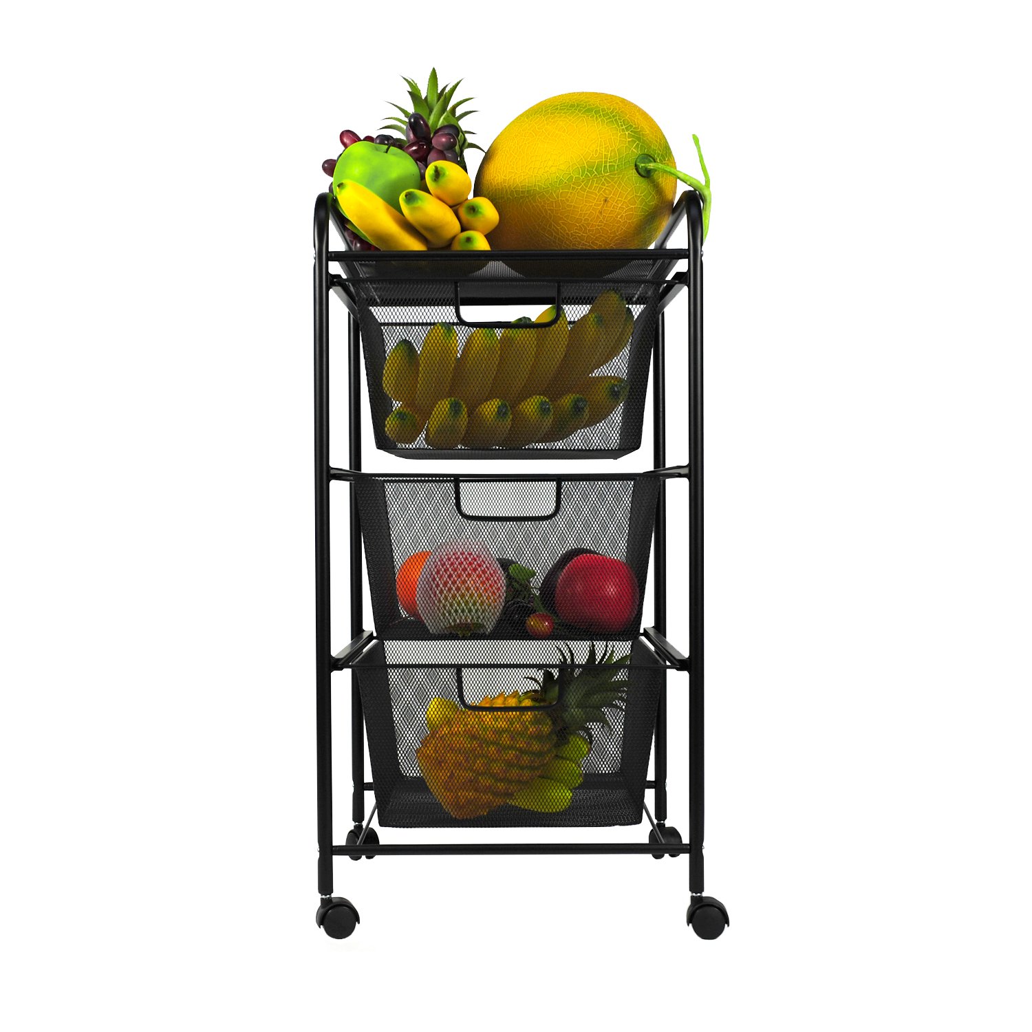 Best mesh metal desk organizer with 3 draws and file