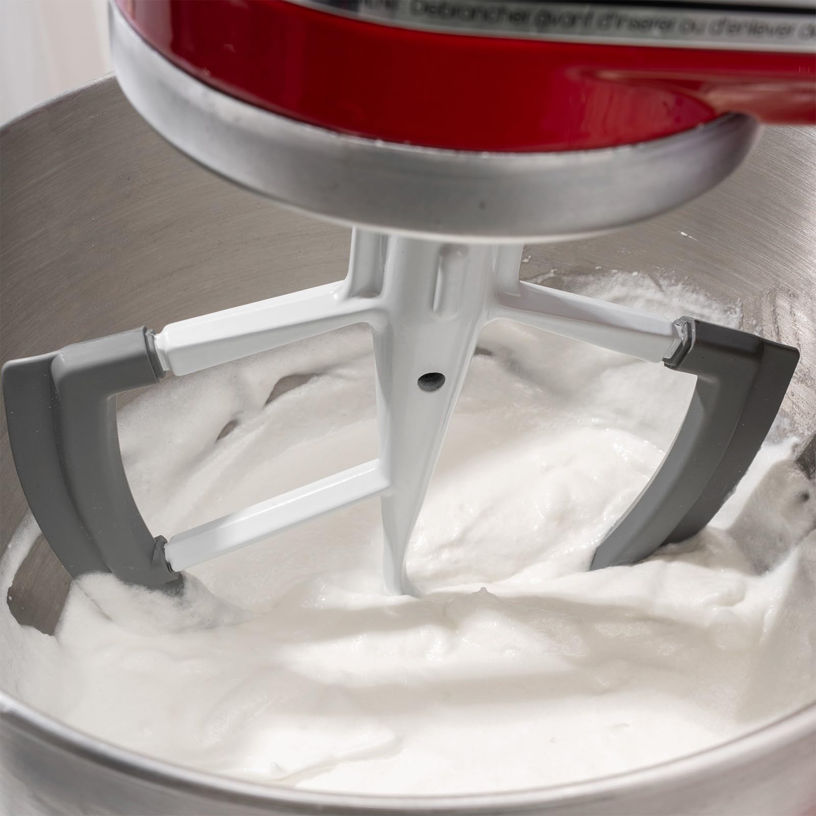 Flex Edge Beater for KitchenAid 6 Quart Bowl-Lift Stand Mixer,Only for Stainless Steel Lift-Bowl, Not for Glass-bowl,Grey
