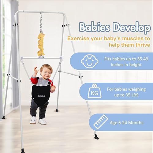 Abdtech Johnny Baby Jumper with Stand: for Babies 6-24 Months
