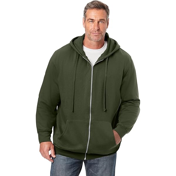 thumbnail image 2 of Men’s Jungle Camouflage Fleece Hoodie – Zip-Up Jacket For Fishing, Hunting, Outdoor Wear (Sizes S-5XL) 2 of 9
