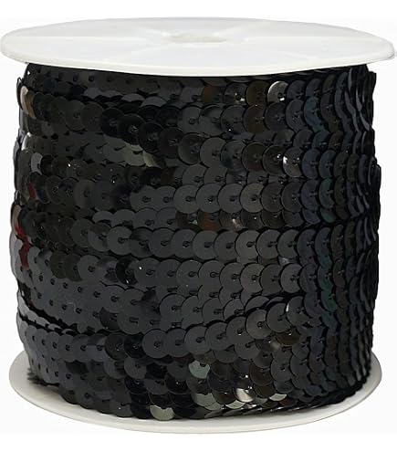 PH PandaHall - Nastro Di Paillettes Piatte Multicolore, 6mm X 30 Yard, Per Cucito, Costumi E Decorazioni Fai Da Te - 2