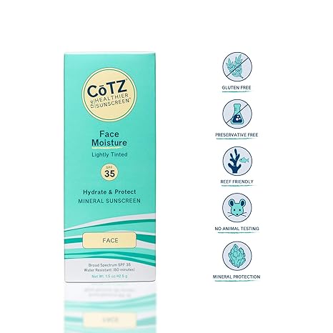 cotz face moisture lightly tinted