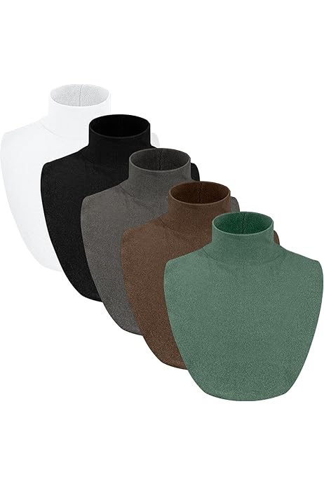 Mock Turtleneck For Men Yirtree Women's Turtleneck Dickey Collar