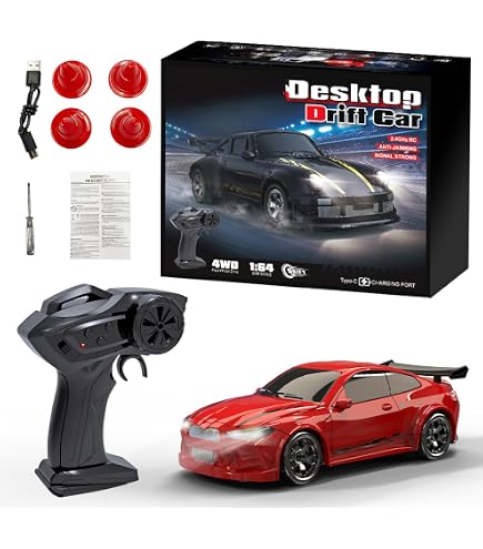 FLYCOLOR Turbo Racing C61 1:76 Scale Drift RC Car with Gyro Mini