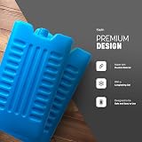 KEPLIN Large Freezer Ice Blocks 6 Pack Blue Reusable Gel Packs 15.5x8.5x2.5 cm view 3