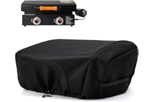 NOELIFE Griddle Cover for Blackstone 22 inch Tabletop Griddle with Hood, Propane Fuel Cylinder Can Be Covered Completely, Waterproof Grill Cover Outdoor BBQ Grilling Accessories (Cover Only)