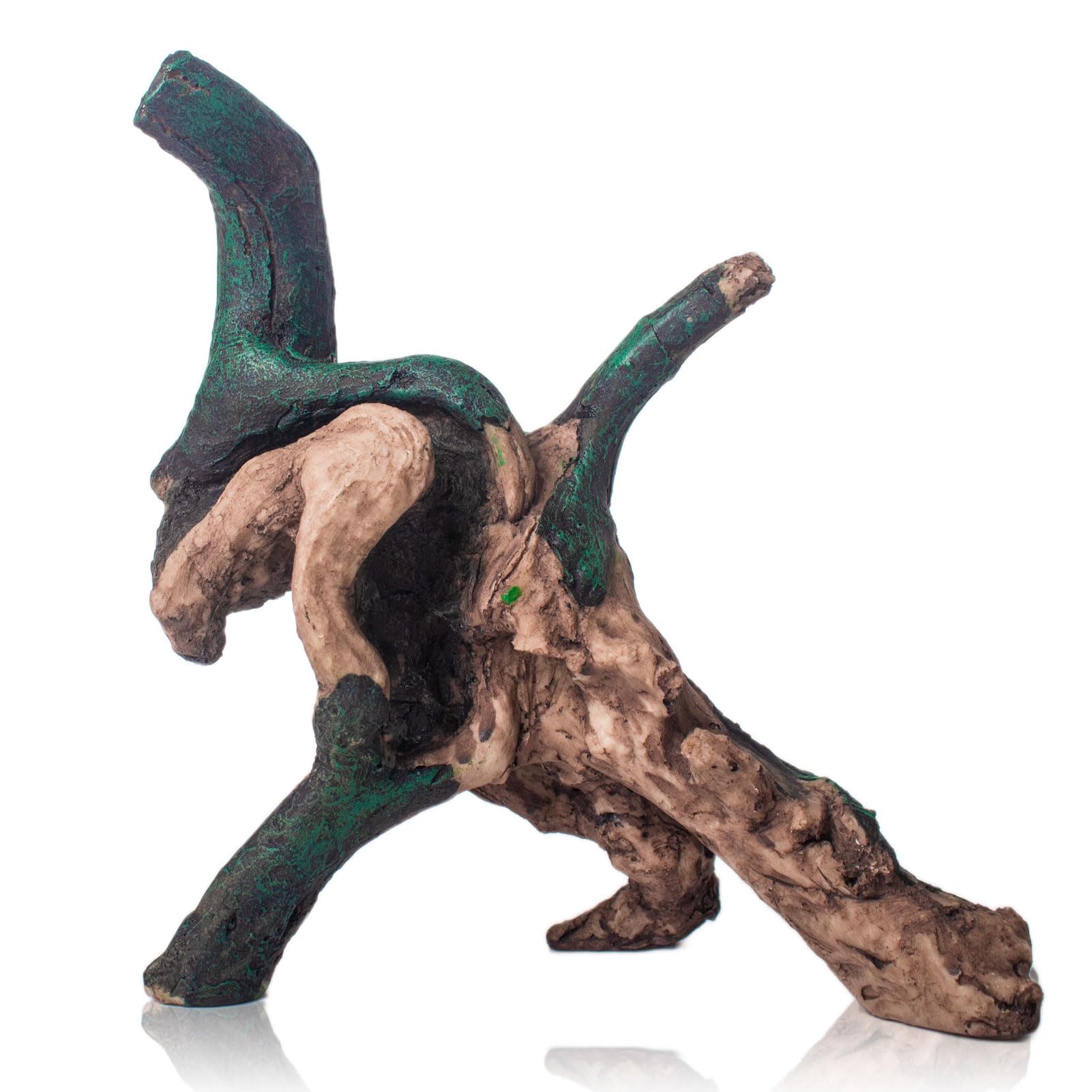 TAOMYPETS Fish Tank Decorations Aquarium Décor Resin Artificial Tree Trunk Root (G)
