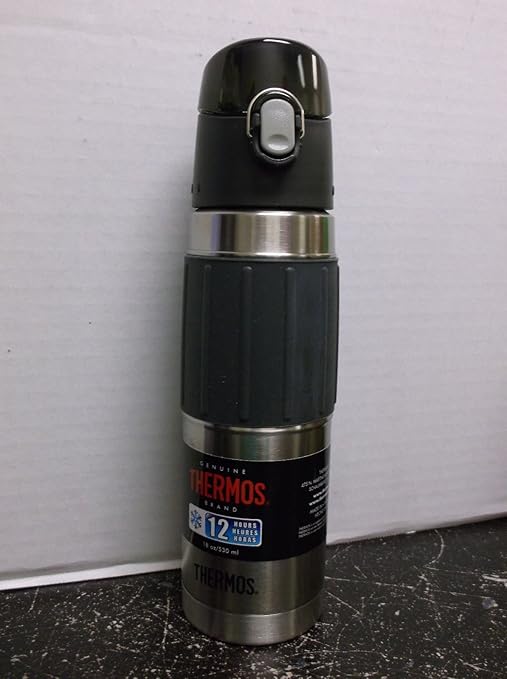 THERMOS Vacuum Insulated 18 Ounce Stainless Steel Hydration Bottle Midnight