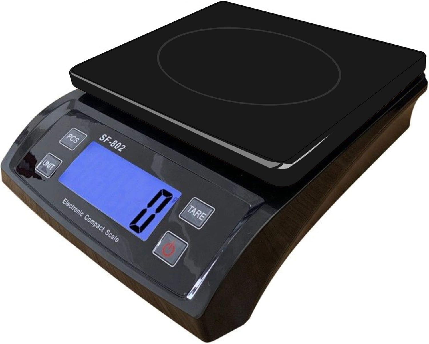 Postal Scale Weigh Easy Use Digital Shipping, 30 kg / 66 lbs Capacity, Parcel Scale with Power