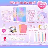 Lavliy 2-Pack Mega Stationery Set for Girls Diary Craft Kit 4-12 view 5
