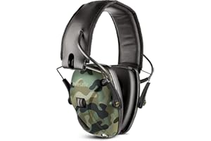 awesafe Electronic Shooting Earmuffs Ear Hearing Protection Headphones for Shooter Noise Reduction Sound Amplification