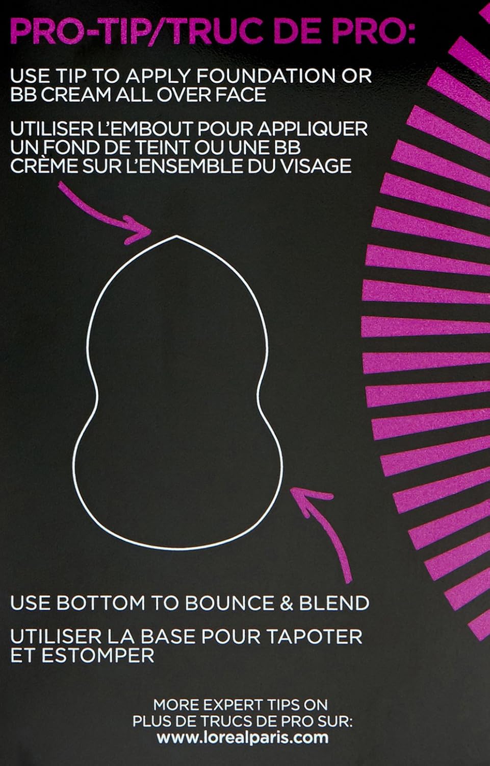 L'Oreal Paris Makeup Infallible Blend Artist Makeup Blender Sponge, 0.8 oz : Beauty