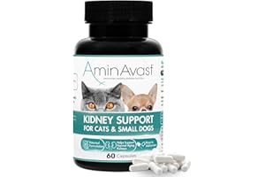AminAvast Kidney Support Supplement for Cats and Dogs, 300mg - Promotes and Supports Natural Kidney Function - Supports Healt