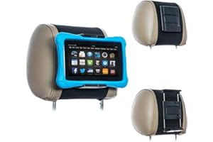 TFY Car Mount, Universal Car Headrest Mount Holder for Kindle, 7 – 10 Inch Fire Tablets