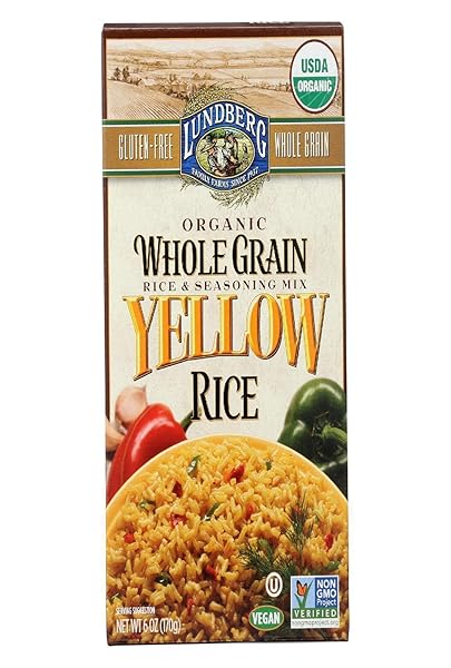 LUNDBERG FAMILY FARMS ORGANIC WHOLE GRAIN RICE, YELLOW,...