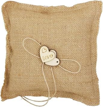 cojin anillos boda amazon