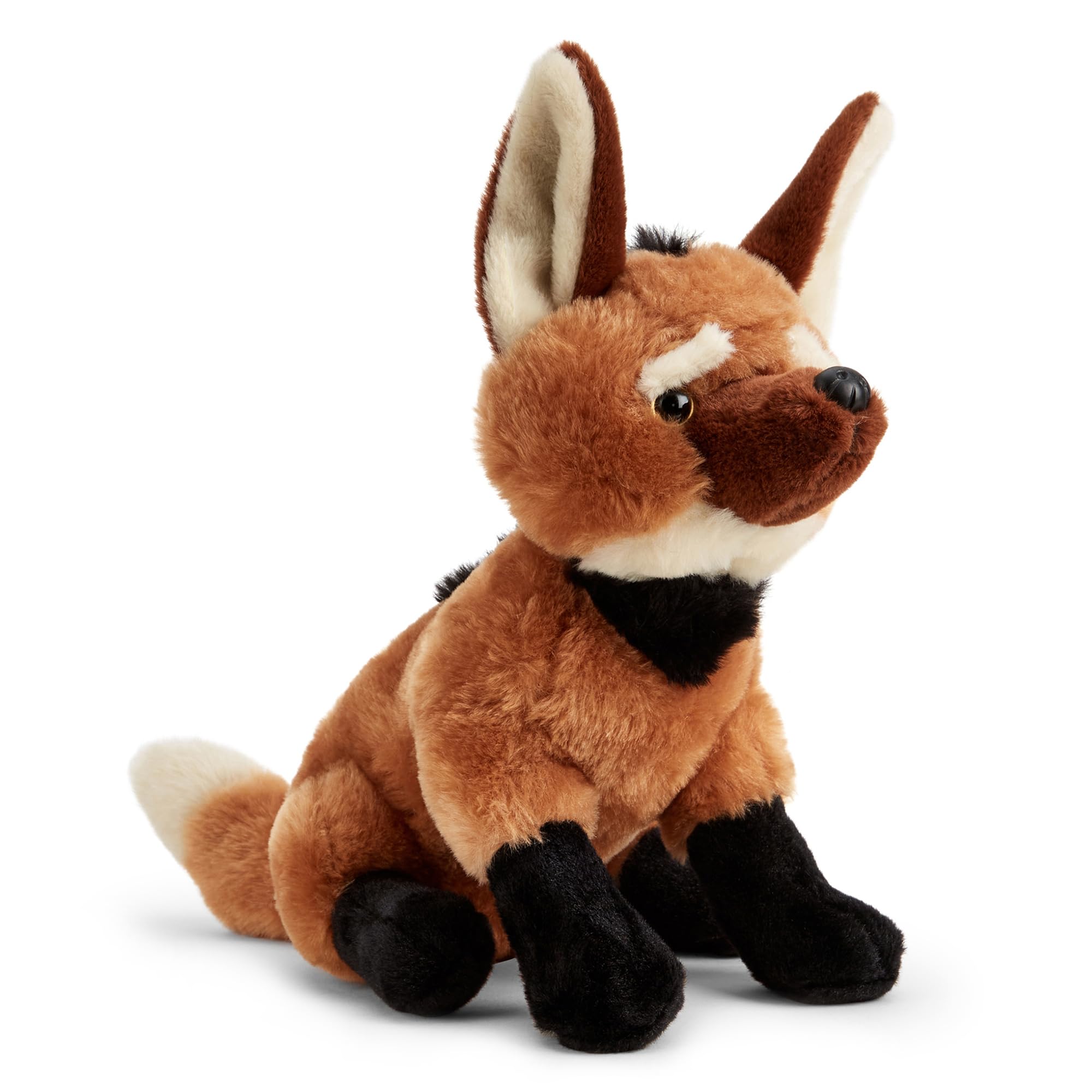 Zappi Co Rover the Red Maned Wolf Plush Toy Maned Wolf (22cm) Foxlike Chum - Soft, Cuddly, 100% Recycled - Unique Canine Companion