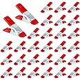 Hyazinthe 30 Pcs Small Metal Spring Clamps 2 inch Heavy Duty Rubber Coated 50mm Strong Clips for Tarpaulin Workshop Photograp