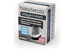 Baby Brezza Official Detergent Soap Tablets for Baby Brezza Bottle Washer Pro, 120 Tablets