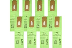 VITALUMIX 8 Pack HEPA Vacuum Cleaner Bags Fit for Oreck type CC vacuum bags,XL.Fit All Oreck XL Upright Vacuum