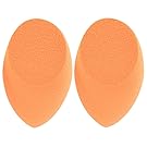 Real Techniques Miracle Complexion Sponge, 0.9375 ounce (Pack of 2), Latex-Free, Polyurethane Foam, Multi-Purpose, Round Bottom Makeup Sponges, Ideal for Blending