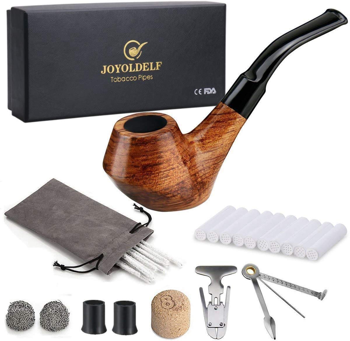 Wooden Tobacco Smoking Pipe Set Joyoldelf Creative Wood Tobacco Pipe