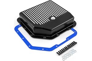 Speedmaster PCE221.1024 GM Turbo TH350 Finned Black Extra Capacity Aluminum Transmission Oil Pan