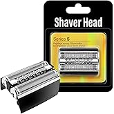52B Series 5 Replacement Head Compatible with Braun Electric Shaver 5020, 5020s, 5030s, 5040, 5040s, 5050, 5050cc, 5070, 5070cc, 5090cc, 5140s, 5145s, 5147s, 5190cc S5 Razor Shaving Blade heads