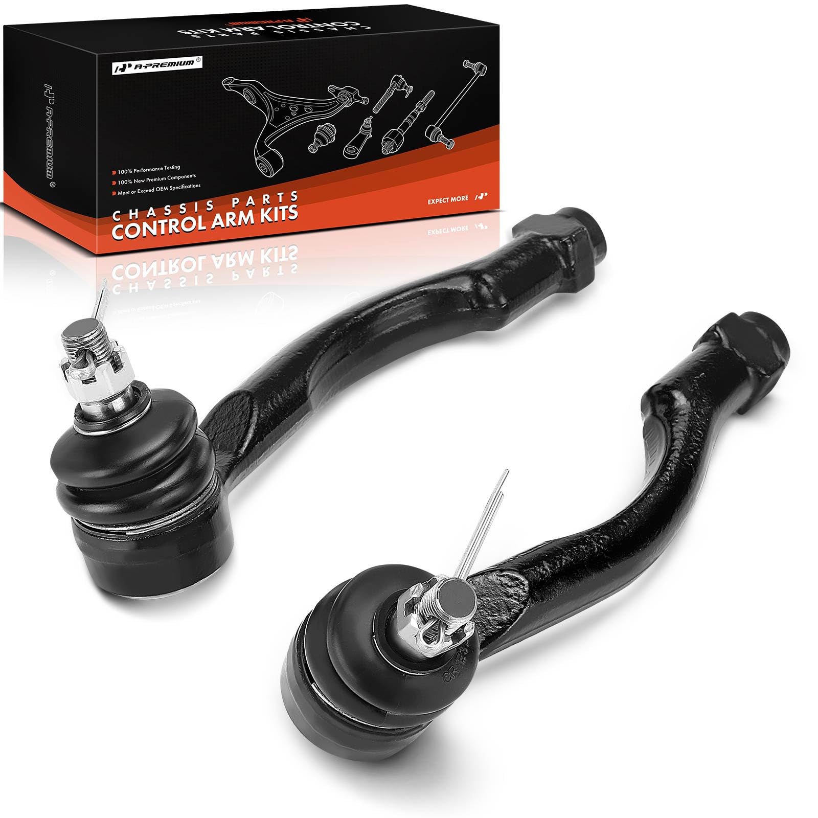 Photo 1 of A-Premium 2 x Front Outer Tie Rod Ends, Compatible with Kia Borrego 2009 2010 2011