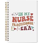 Welshower NP Nurse Spiral Notebook Journal, Nurse Practitioner Gifts for Women Men, Nurses Appreciation Gifts Notebook Journal, NP Nursing Office Supplies, 5.5x8.3 Inch