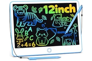 BAVEEL LCD Writing Tablet, 12 Inch Colorful Toddler Doodle Board Reusable Drawing Tablet, Educational and Learning Toy for 3 4 5 6 Years Old Boy and Girls, for Kids Toddlers