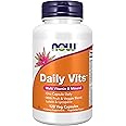NOW Foods Supplements, Daily Vits™ with Fruit & Veggie Blend, Lutein and Lycopene, 120 Veg Capsules
