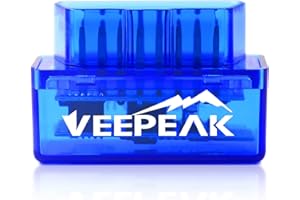 Veepeak Mini Bluetooth OBD II Scanner for Android (Incompatible with iOS), Car Wireless Check Engine Light Code Reader and Diagnostic Tool