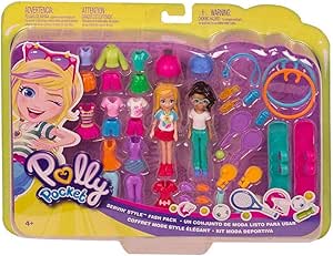 Amazon.com: Mattel Polly Pocket Servin' Style Fashion Pack: Toys & Games