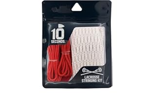 10 Seconds - Proline Lacrosse Stringing Kit Mesh, Weather-Resistant and Precision Stringing. includes: Shooting String, Shooting Lace, Sidewall and Self-Tapping Screws