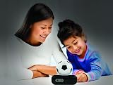 Lexibook Football Nightlight Alarm Clock RL800FO Black White view 3