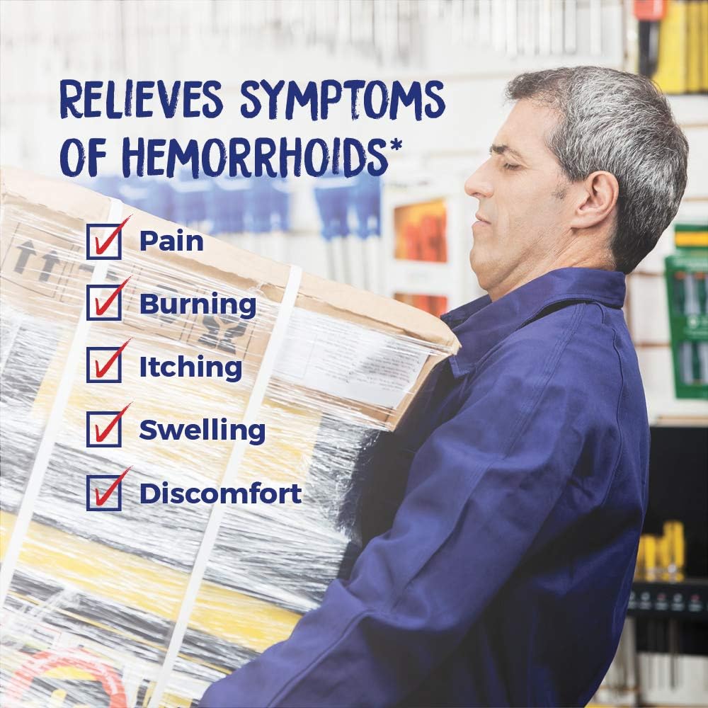 Boiron Hemcalm hemorrhoid Relief Tablets for Itchy Burning Pain, Swelling and discomfort, 60 Count: Health & Personal Care