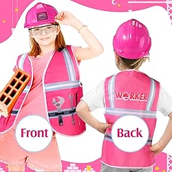 Handepo Construction Worker Costume Kids Hard Hat