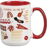 The Memory Company Officially Licensed 15oz Team Spirit Mug, San Francisco 49ers