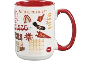 The Memory Company Officially Licensed NFL - San Francisco 49ers 15oz Team Spirit Mug