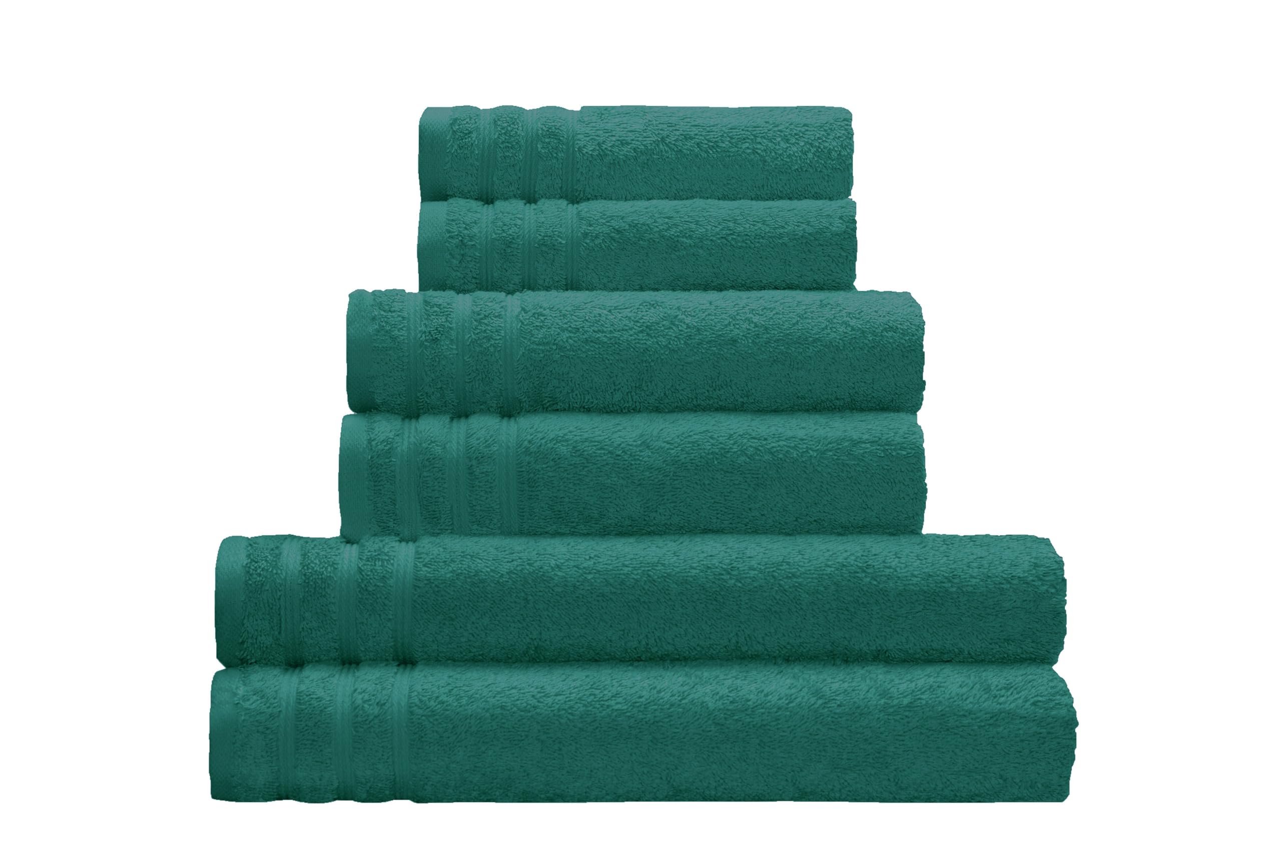 Kleine Wolke Royal Guest Towel, Cotton, Emerald, 30 x 50 cm