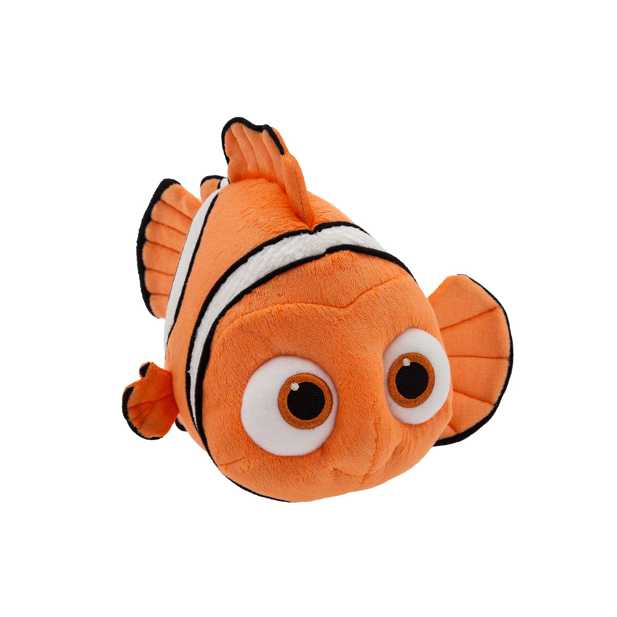 Disney Store Official Nemo Small Soft Toy for Kids, Finding Nemo, 19cm/8”, Clownfish Plush Fish Character Figure with Embroidered Details, Suitable for Ages 0+