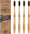 Biodegradable Eco-Friendly Natural Bamboo Charcoal Toothbrush - Pack Of 4