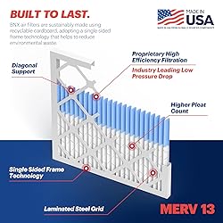 BNX TruFilter 20x23x1 Air Filter MERV 13