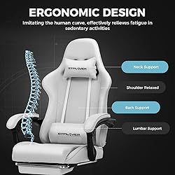 GTPLAYER Gaming Chair with Footrest, Computer Chair