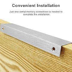 Cionyce 6 Pack Hidden Cabinet Pulls 5.9"/150mm