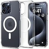 Spigen for iPhone 15 Pro Max Case, Ultra Hybrid MagFit [Anti-Yellowing] [Compatible with Magsafe] - Frost White | 2023, Anti-Yellowing