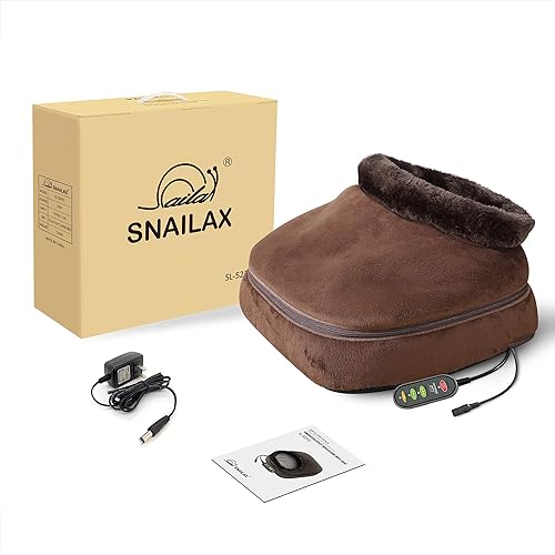 Snailax 3-in-1 Foot Warmer Back Massager and Foot Massager with