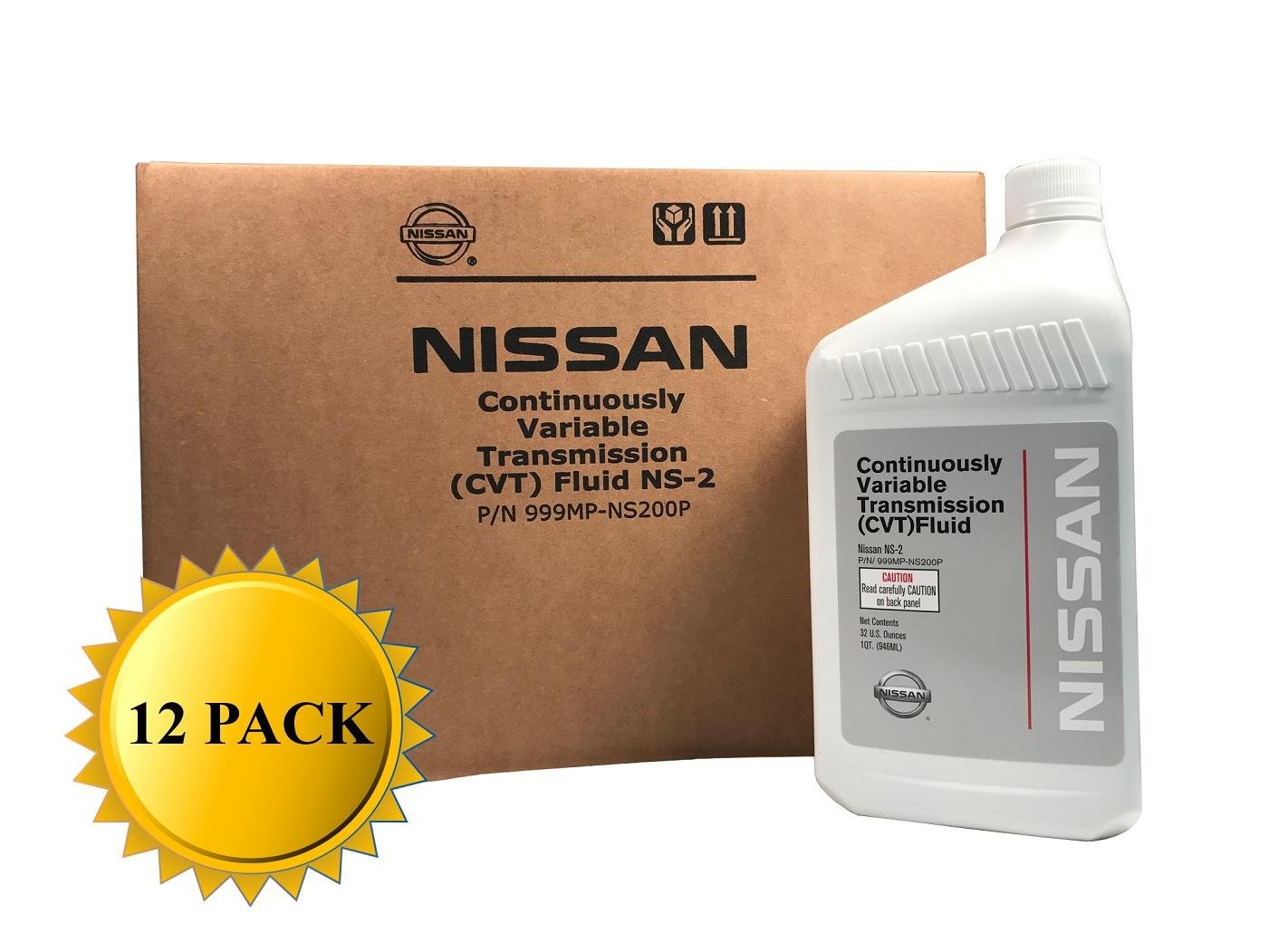 Amazon.com: Genuine Nissan OEM CVT-2 Transmission Fluid 999MP-NS200P (12  Quarts): Automotive