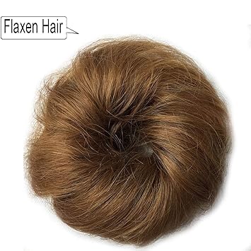 Wavy Curly Flaxen Hair Goessom Wavy Hair Bun Extensions Flaxen